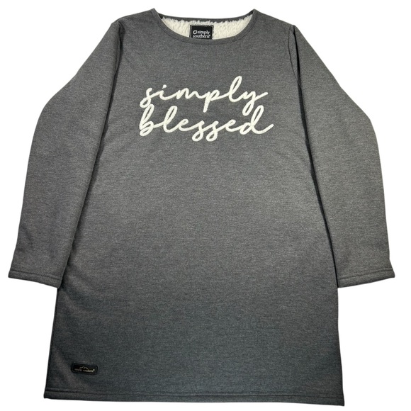 Simply Southern Sweatshirt/Sleep Shirt Size Large Women's - Picture 4 of 10